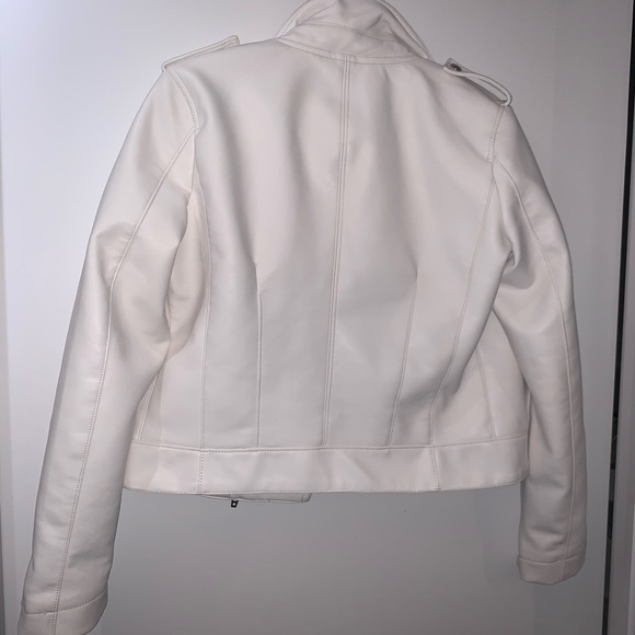 White faux leather jacket, BlankNYC - Picture 3 of 3